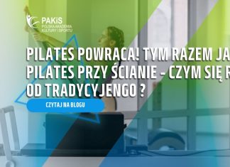 Pilates powraca! Tym razem jako pilates przy ścianie - czym się rożni od tradycyjnego